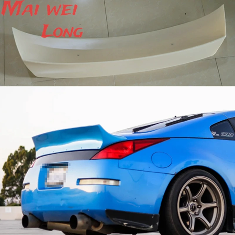 

For Nissan 350Z ABS Bright black Rear Spoiler Tunk Wing Lip Body Kit Car Styling Auto Tuning Trim Part For Nissan 350Z