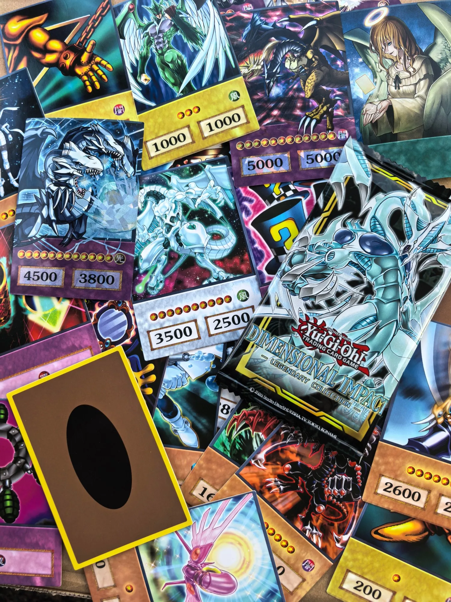 32 Stück Yu-Gi-Oh Anime-Stil Karten Blind Box Blaue Augen Dunkler Magier Exodia Yugioh DM Classic Proxy DIY Karte Kinder Geschenk – Detail 6