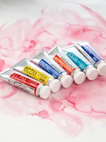 Japan Holbein Series 4/5/6 Artists' Transparent Watercolor Paint 15ml/0.5oz Tubes Art Watercolour Professional Drawing Supplies 4