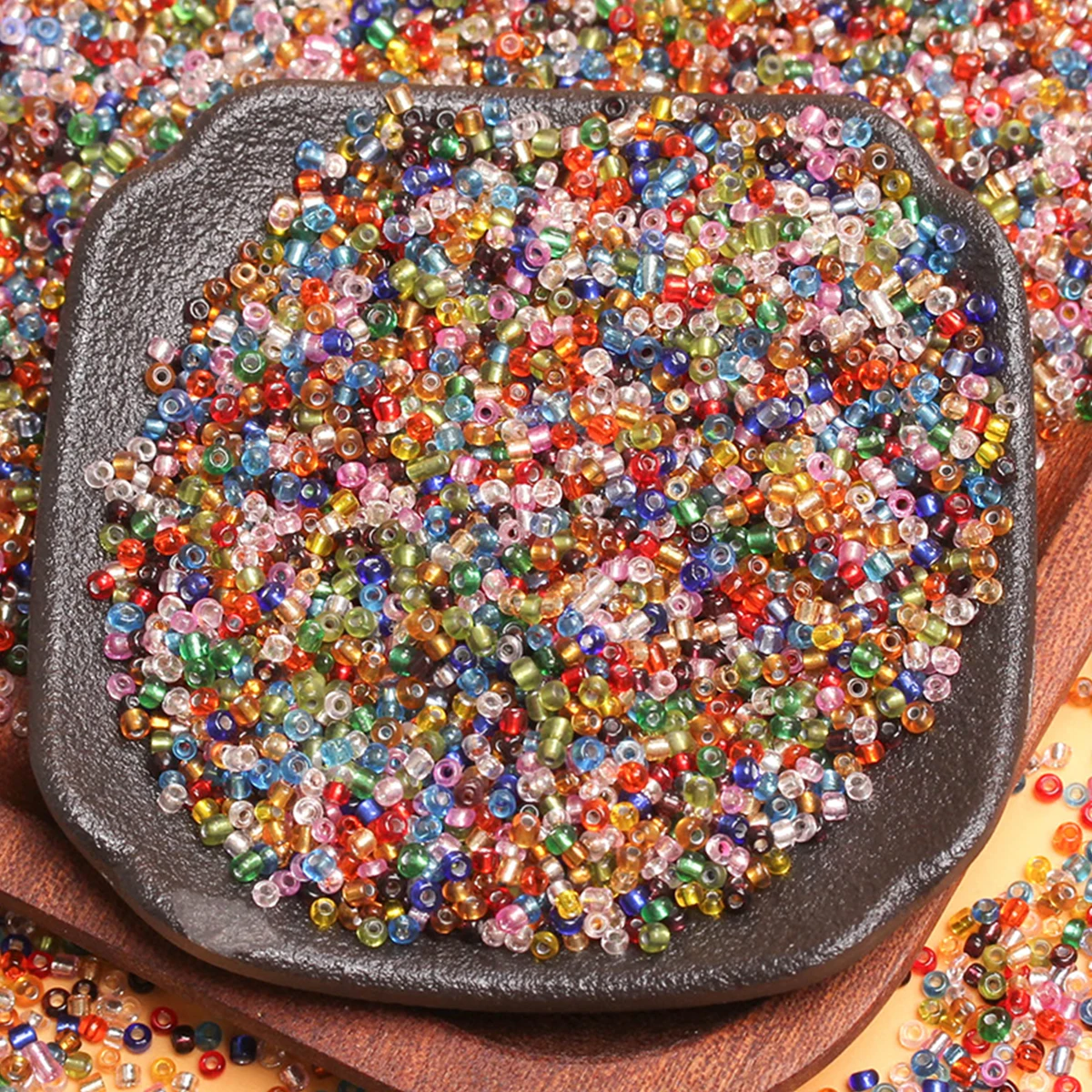 450g/Pack about 2mm Mini Glass Seed Beads For DIY Bracelet Necklace Jewelry Making Wholesale