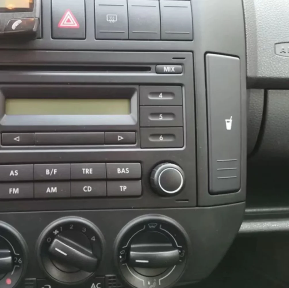 자동차 센터 콘솔 컵 거치대 또는 카드 슬롯, 폴로 9N 2002 2003 2004 2005 2006 2007 2008 2009 2010 6Q0 858 602 에 적합, 1 개