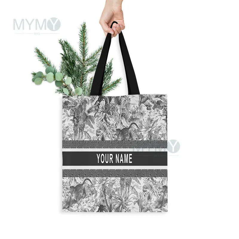 [Horizontal Name] Personalized Tote Bag