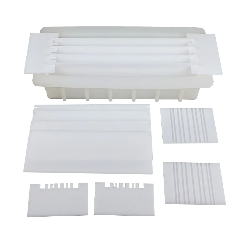 Soap Mold 1.2L/1.4L Rectangle Handmade Soap Acrylic Partition Set Cold Process Rendering Mold