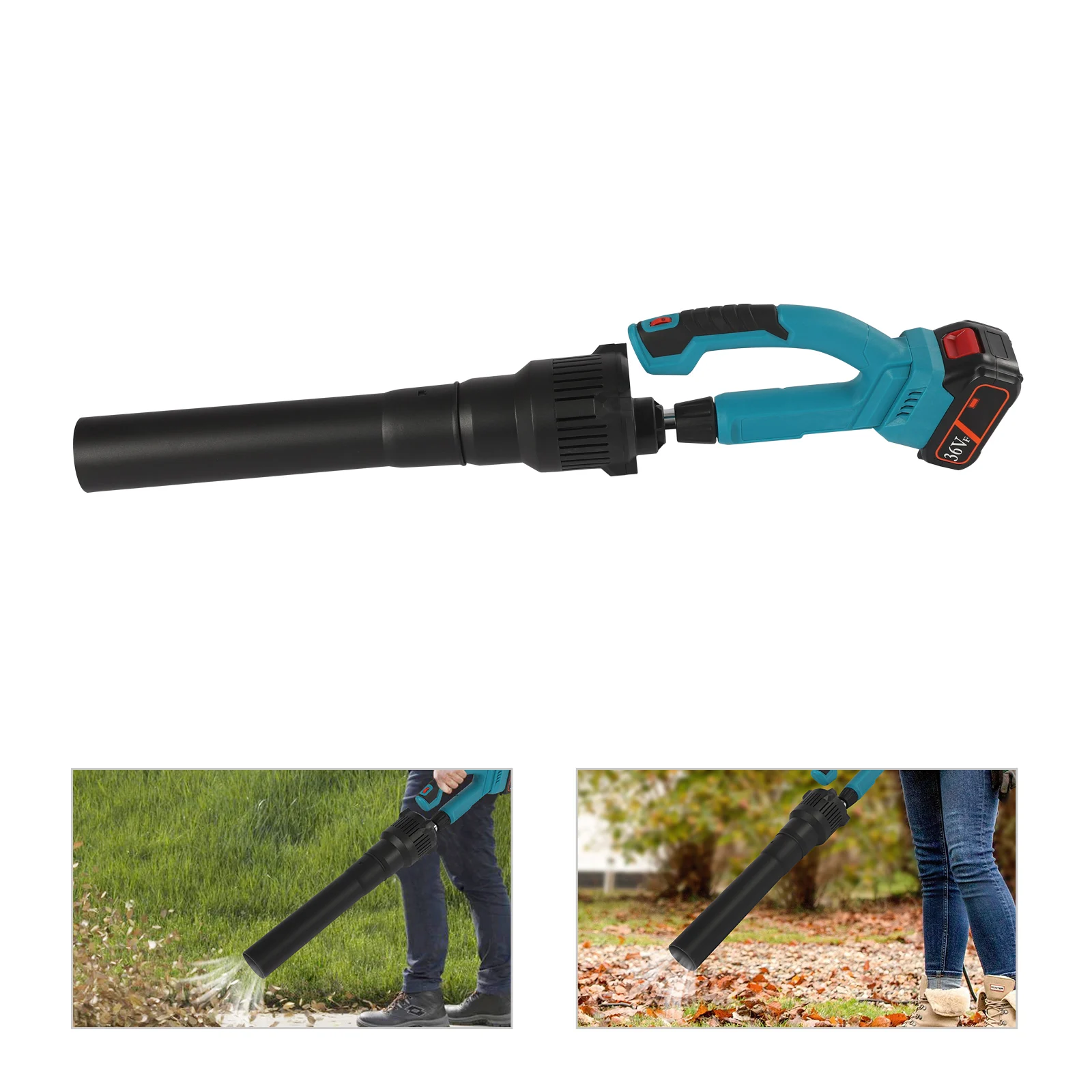 21V Battery Leaf Blower with Battery and Charger, Blower for Lawn Care, Snow Blowing and Yard Cleaning