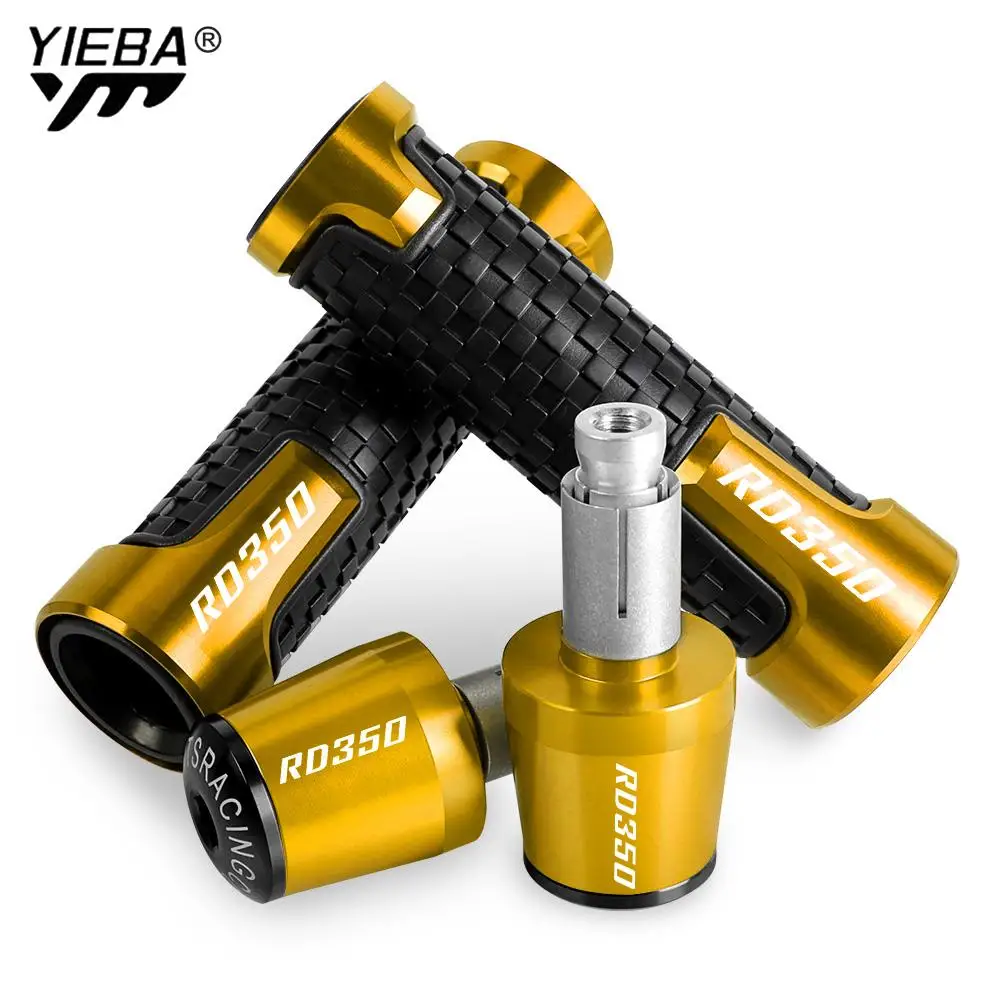7/8 ''22Mm Manopole Per Manubrio Per Moto Estremità Manubrio Tappo Per Impugnatura Tappi Terminali Per Yamaha Rd350 Rd 350Lc 1980 1981 1982 Rd-350
