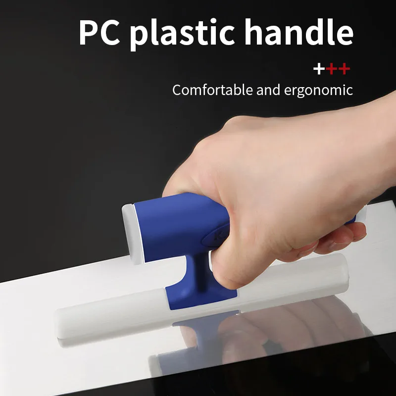 Professional Plastering Skimming Trowel Spreader Stainless Steel Tile Flooring Plaster Trowel Bricklayer Construction Tools