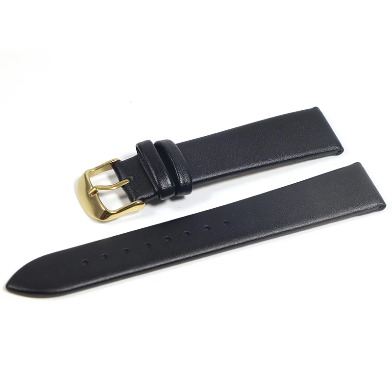 Premium Genuine Leather Ultra-Thin Watch Strap – Soft Cowhide Band