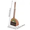 Small Broom With Dustpan For Kids Fruit Design Cleaning Tool Little Housekeeping Helper Set House Cleaning Tools For Boys And 6