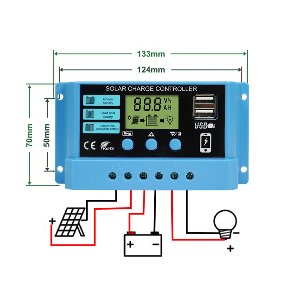 ion lifepo4 bateria 30a 12v 24v nova chegada 01