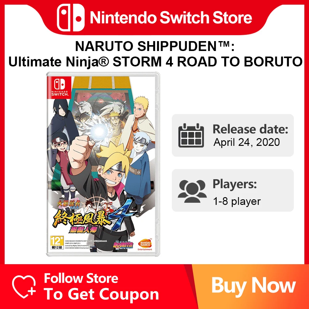 Naruto Shippuden: Ultimate Ninja Storm 4 Road to Boruto - Jogo Switch