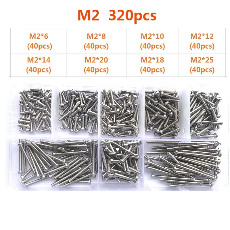 M2 M3 M4 M5 M6 M8 A2 Presa Esagonale Inox Bottone Flangiato Testa a