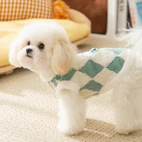 Dog Cute Cartoon Diamond Jacket Patch Bear Traction Fleece Coat Cat Teddy Winter Clothes Bichon Warm Clothes Pet Supplies 6