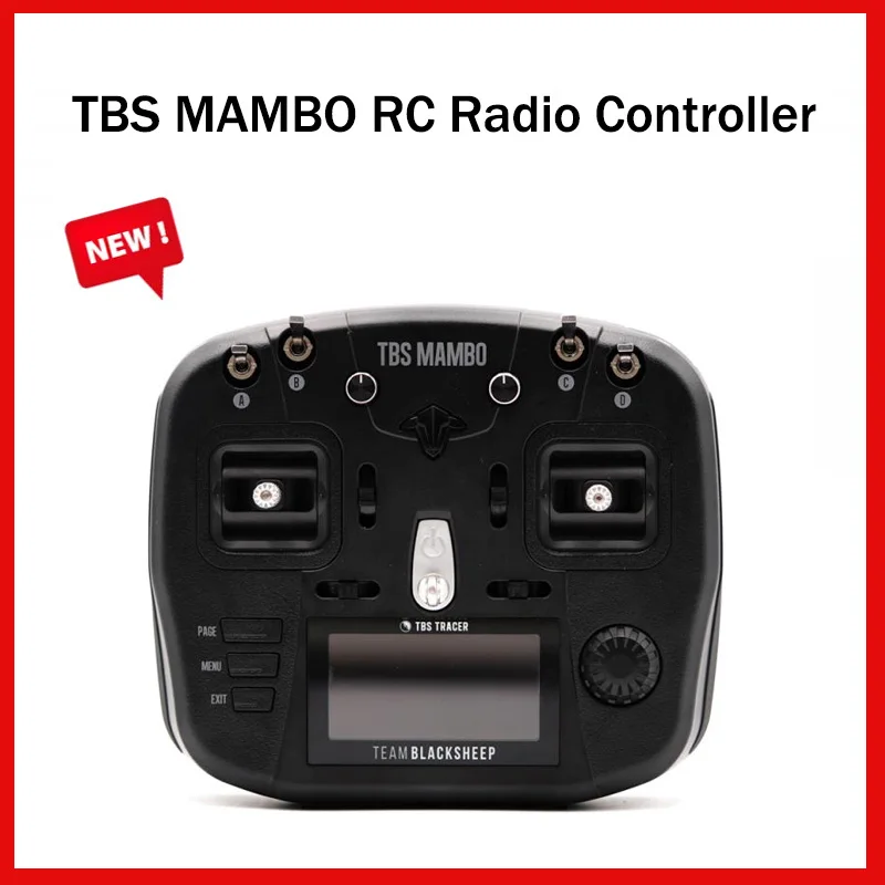 

TBS MAMBO FPV RC Radio Drone Controller 1.6MS 250Hz High Telemetry Long Range Missions Built-in Antenna