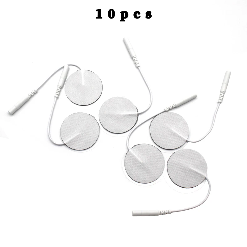 EMS Self Adhesive Pulse Gel Electrode Pads 10pcs For Acupuncture Tens Machine EMS Pulse Slimming Massager Therapy Body Massager electrode pads massage gel pads