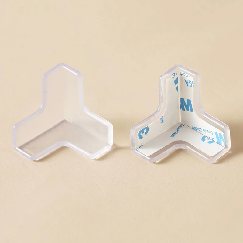 8/10/12pcs Baby Safety Corner Silicone Protector Table Soft Transparent Children Anti Collision Corner Edge Protection Guards