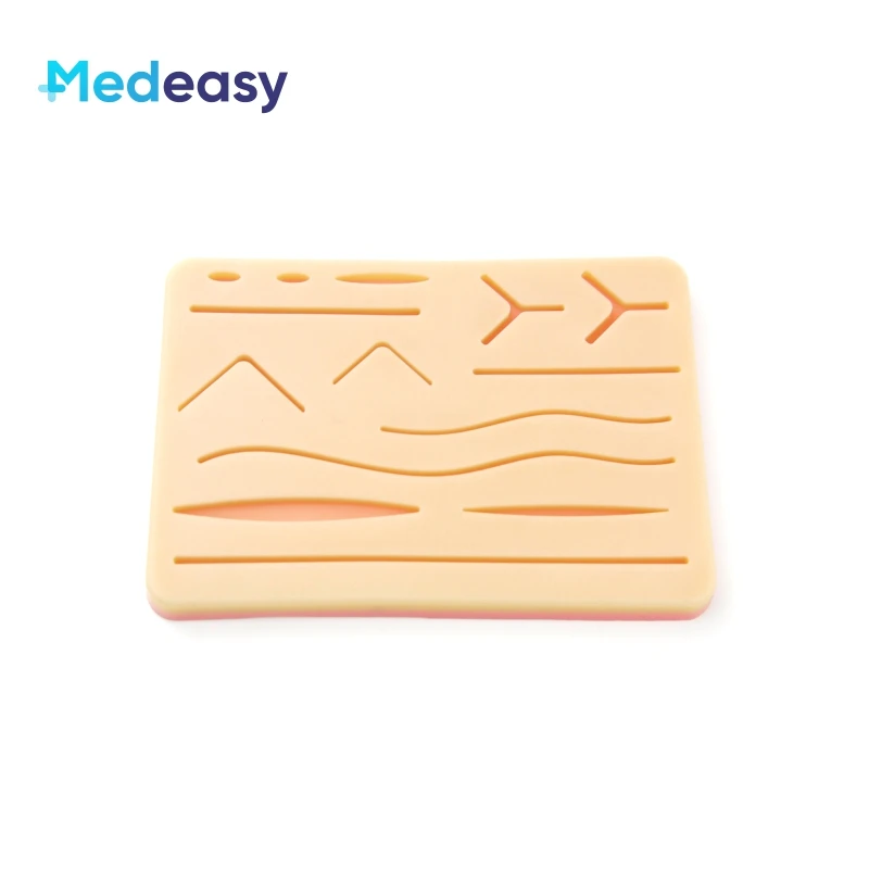 

Surgical Suture Training Pad Silicone Suturing Practice Skin Model