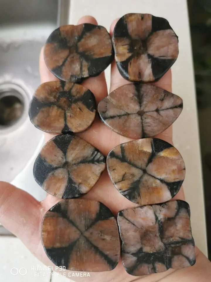 1PC Natural gemstone raw staurolite polished fairy cross stone mineral specimen reiki healing quartz crystal stone as a gift ran 4