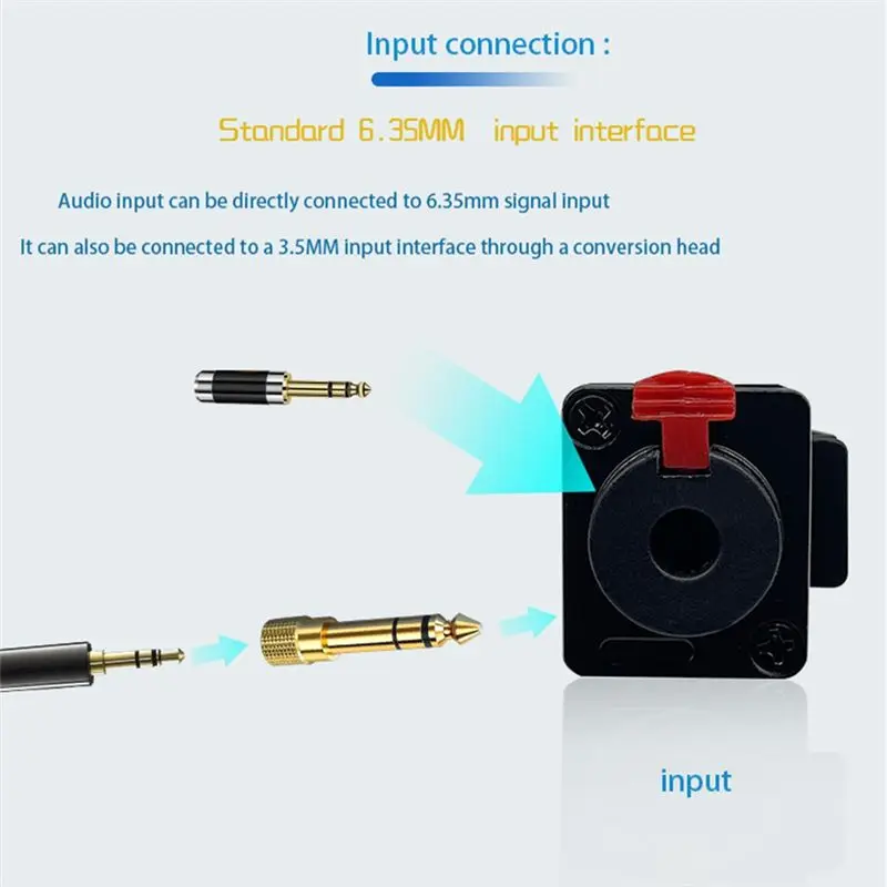 -[A51I 디지털]PM1 헤드폰 앰프 XLR-3.5MM/6.35Mm 오디오 인터페이스 미니 휴대용 HIFI 헤드폰 앰프