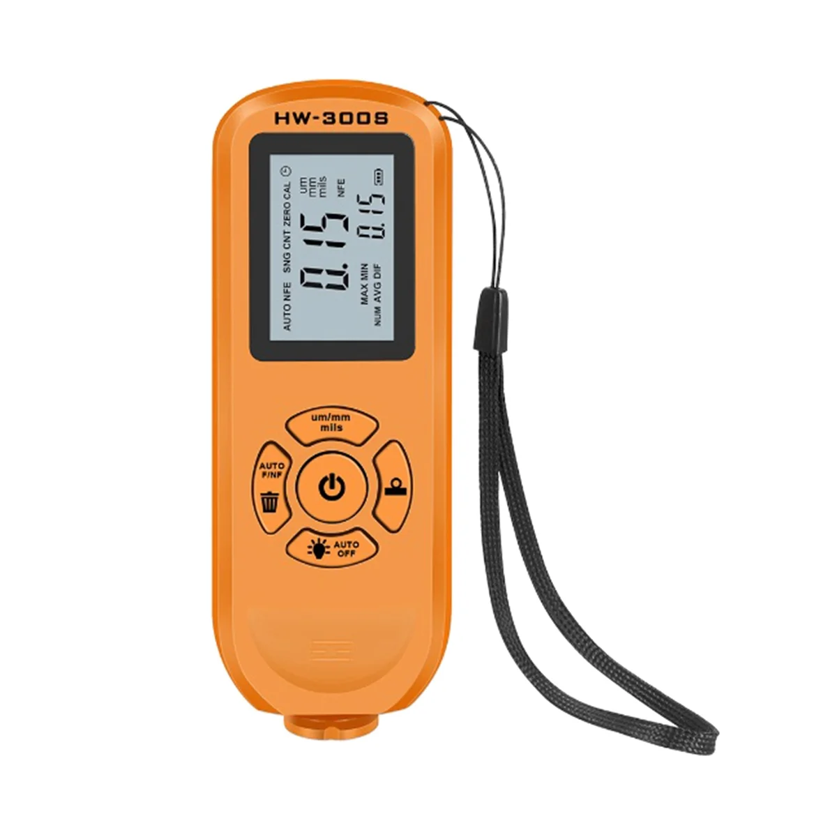 

Digital Coating Thickness Gauge 0.01Mm/1Mil Thickness Meter&Horizontal Screen LCD Display Calibration Function for Car