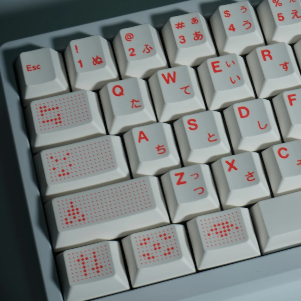 Echome-ai Tema Keycap Grupo Pbt Custom Japonês Keyboard Cap Cherry Perfil Key Cap para Teclado Mecânico Rainy75 Acessórios - Imagem 6