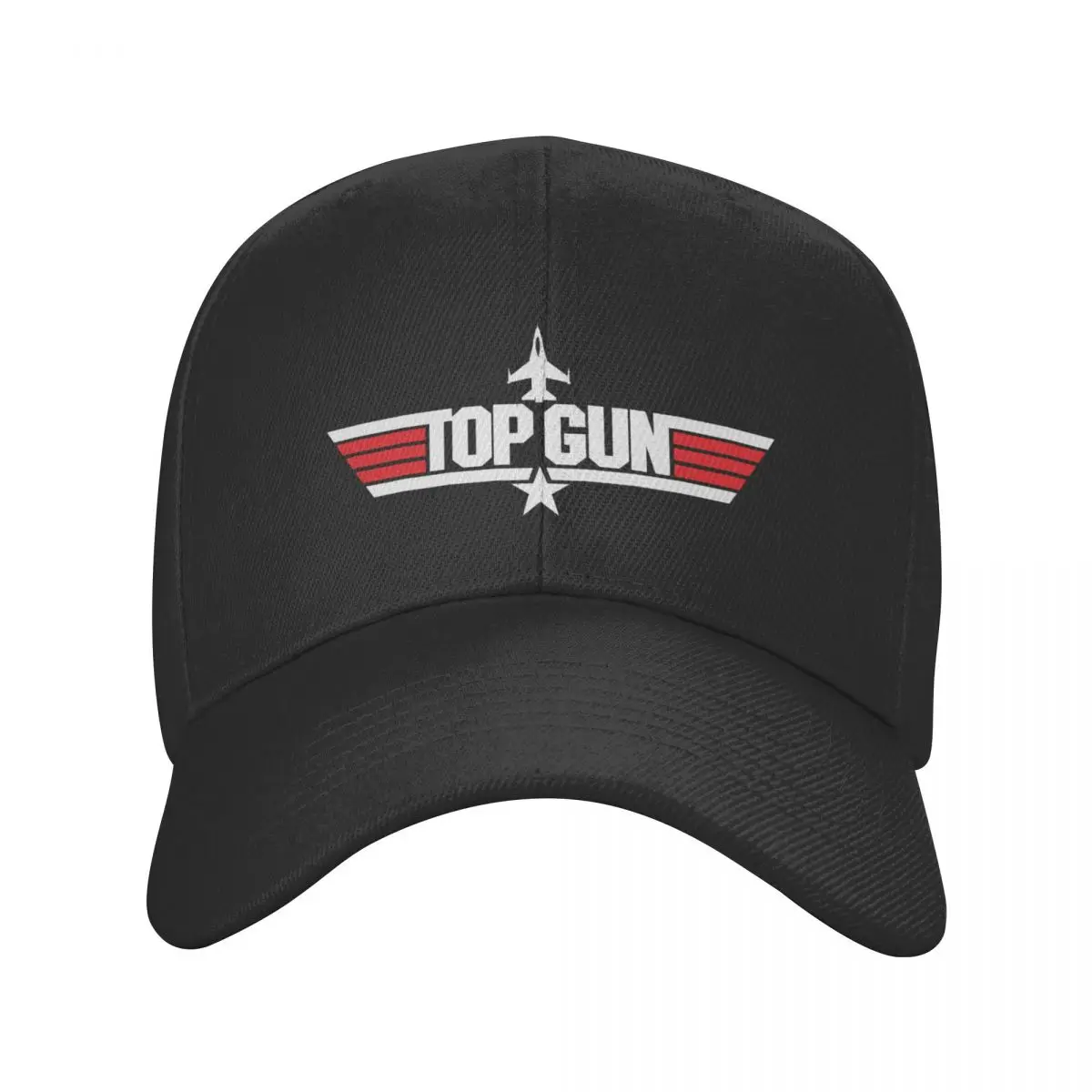 

Boné de beisebol unissex Film, arma superior, chapéu de pai ajustável para homens e mulheres, bonés de snapback esportivo, verão