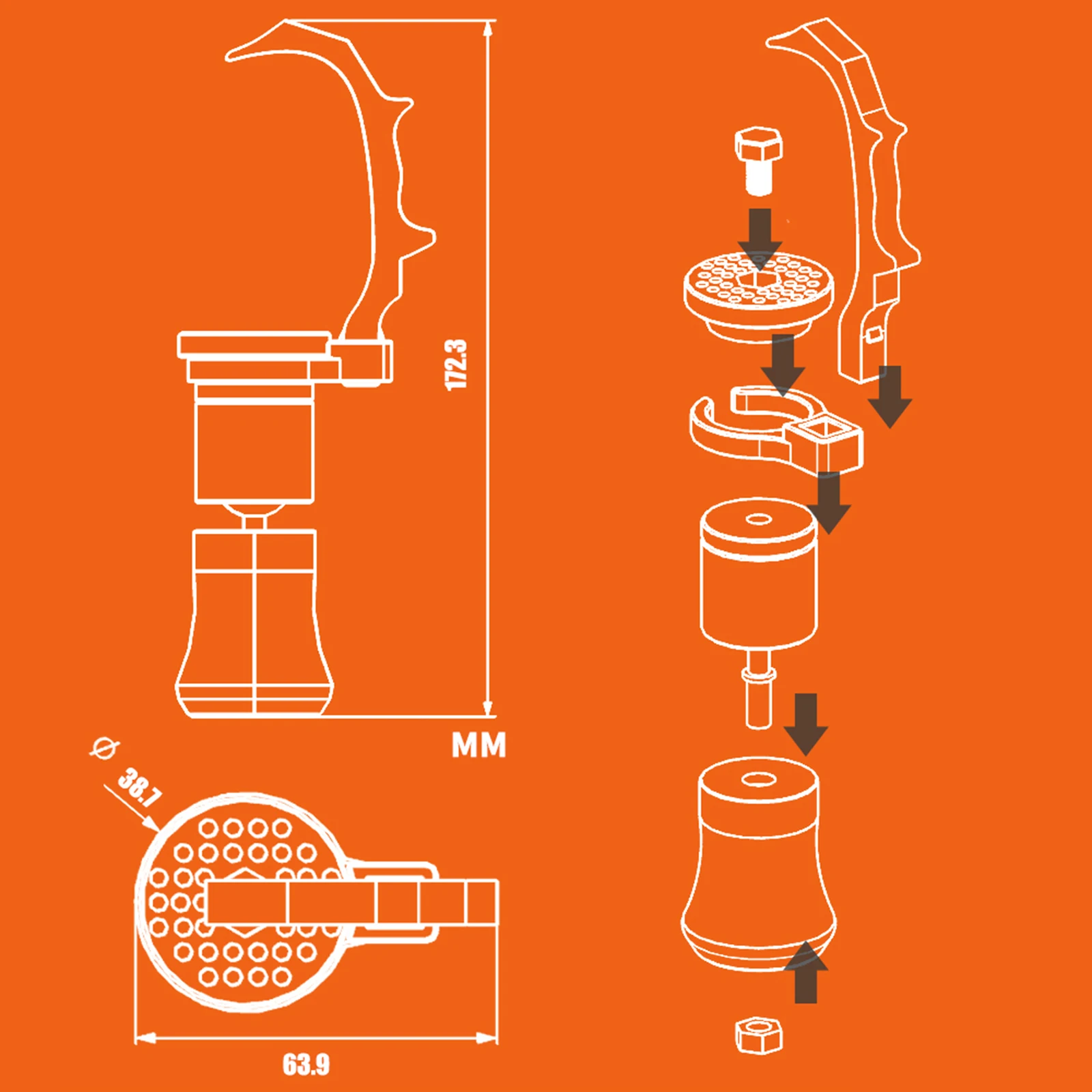 Outils de peinture de modèle d'échelle de rotation résistante à 360, table de coloriage pour le mini-indicateur