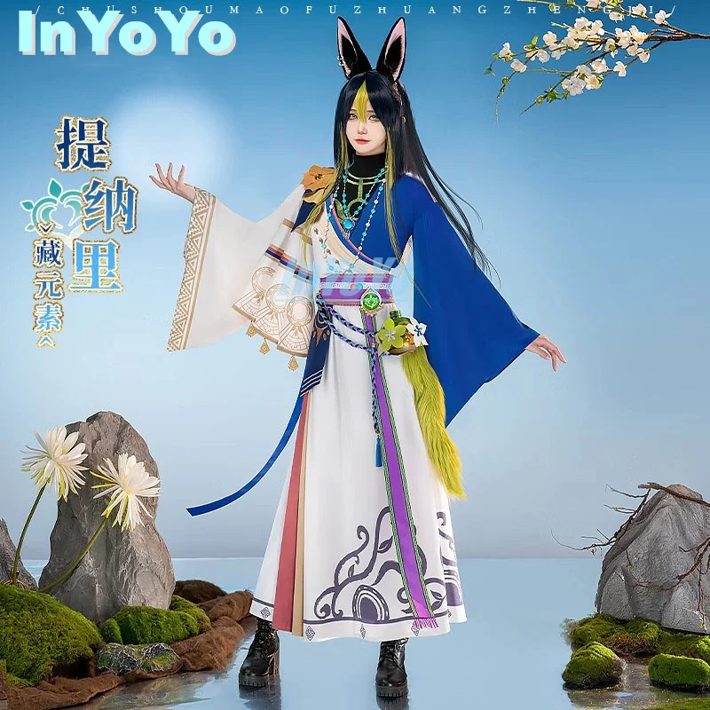 

InYoYo Tighnari Cosplay Genshin Impact Costume Chinese Style Fashion Uniform Handsome Party Outfit Men Clothes Game Suit New