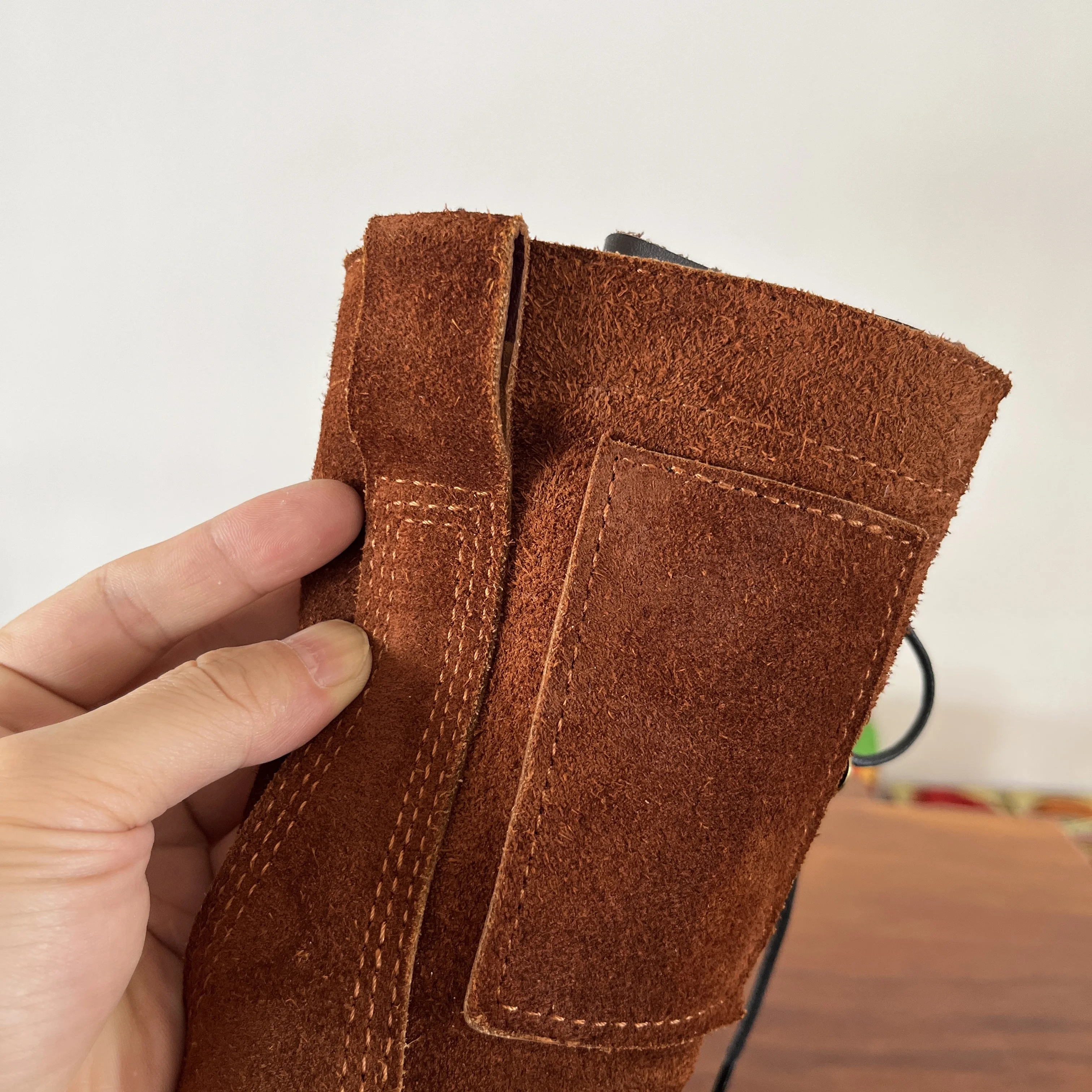 RockCanRoll-Italiano Couro Camurça Bota, Goodyear Welted