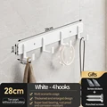 White 4 hooks