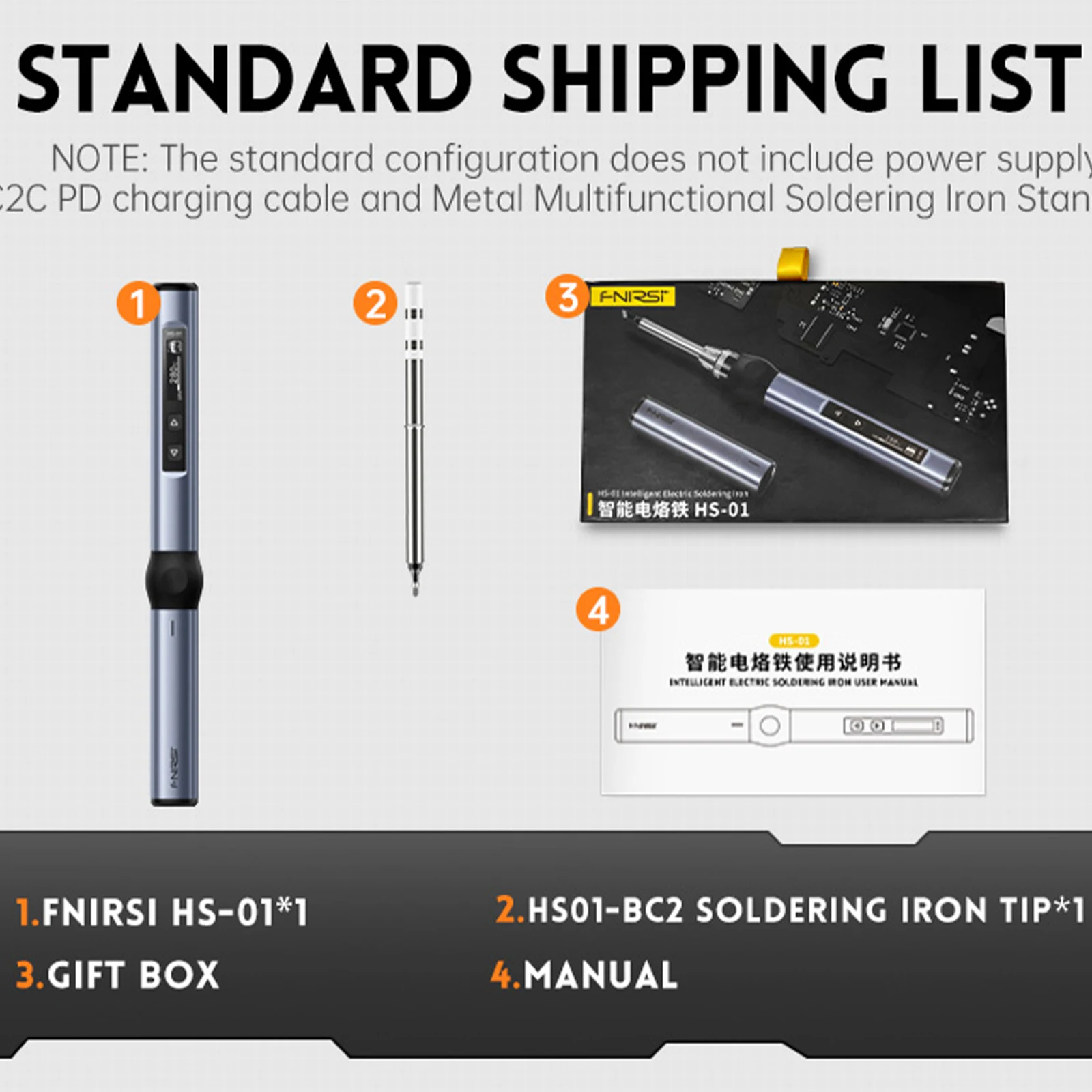Smart Electric Soldering Iron PD Adjustable Constant Temperature Fast Heat Portable Soldering Iron Station Kit 65W