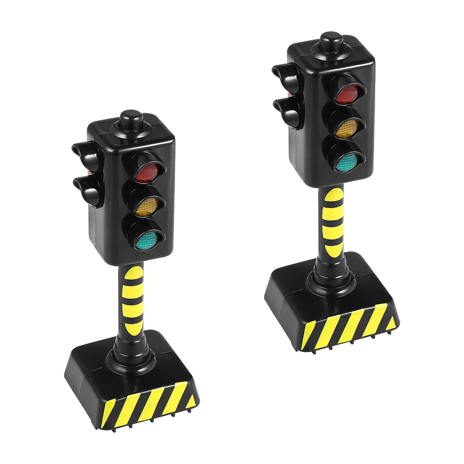 Mini Traffic Light Toy Toddler Train Lamp LED Stop Toys Children Road Safety Education Signs For Kids