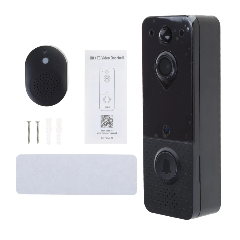 

Wireless Video Doorbell Camera withChimes PIRMotionDetection & NightVisions Keep Your Home Safe and Secure
