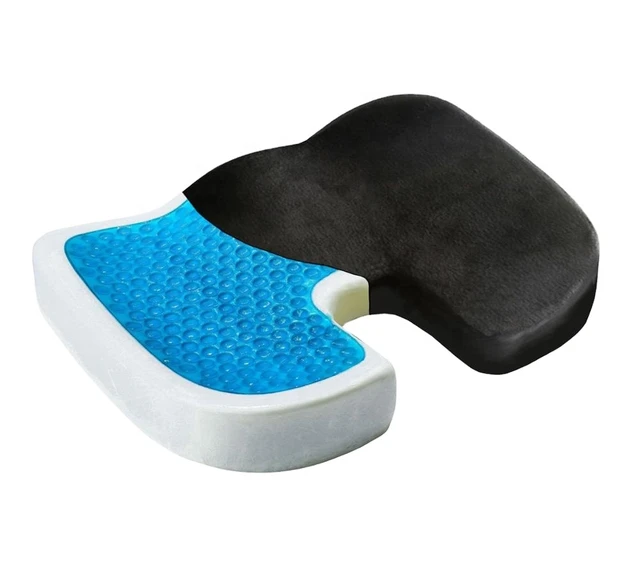 Gel Enhanced Seat Cushion Memory Foam Car Cushion Pregnant Office Cushions  Breathable Protection Health Massage U-shaped Cushion - AliExpress