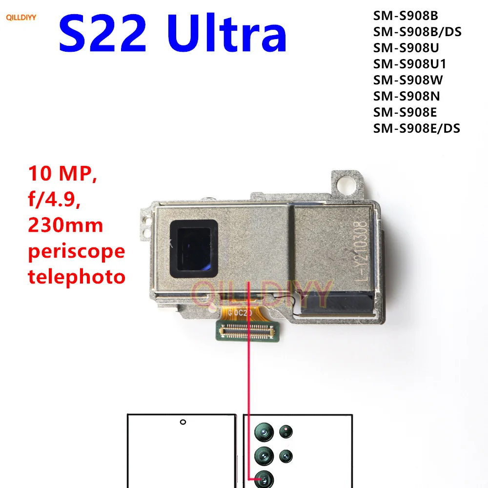 Enhanced Rear and Front Camera Module for Samsung Galaxy S22 Ultra