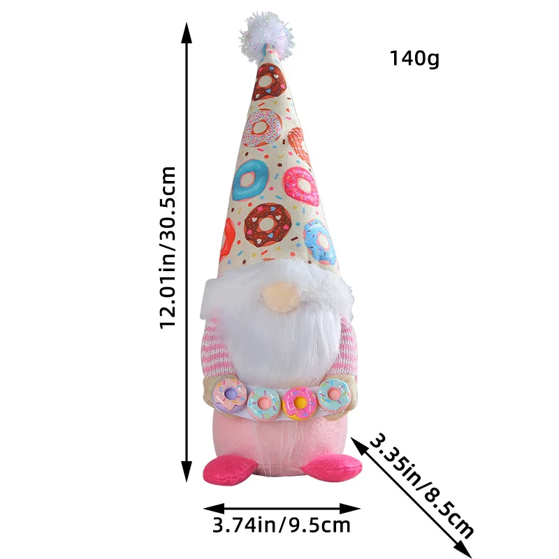 Christmas Faceless Donut Doll Elderly Dwarf Doll Pointed Hat Party Decorations christmas decorations
