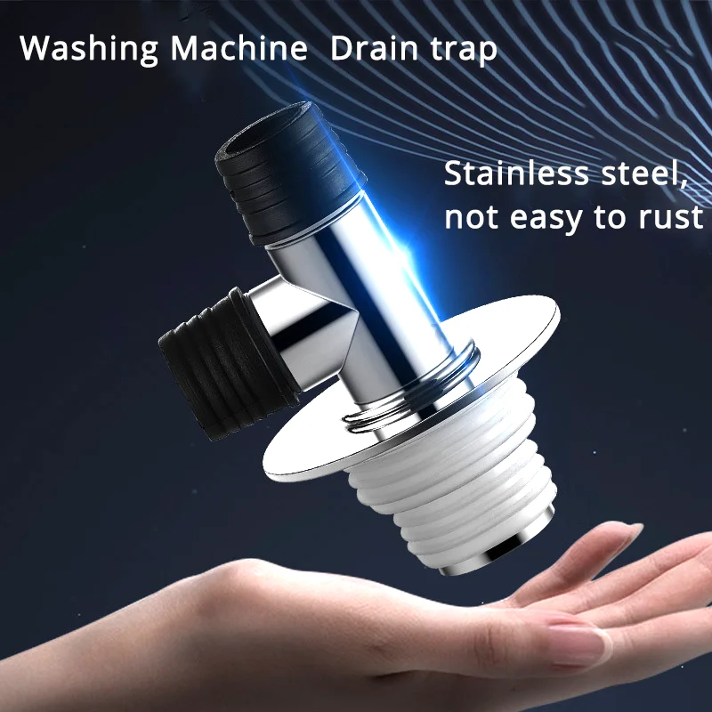 

Washing Machine Drainage Adapter Floor Drain Cover Lateral Drainage Hose seal Sewer odor Blocking Trap Deodorant Overflow Toilet