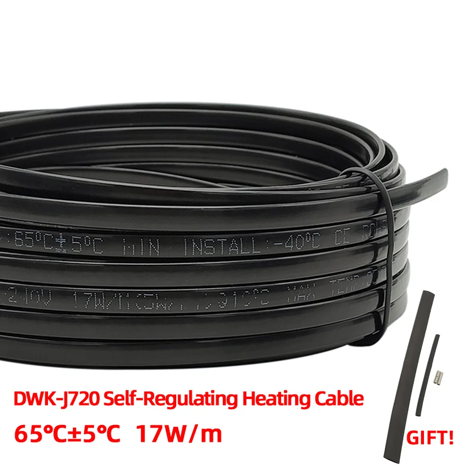 20m Low Temperature Self-regulating Heating Tape Snow