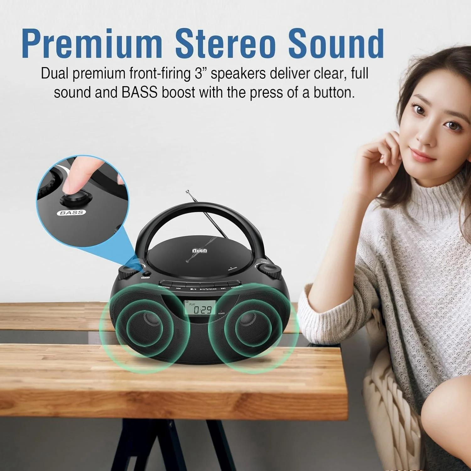 オーディオ機器 AM/FMラジオ カセット Bluetooth Amazon.co.jp: Sound Station Portable Stereo with Bluetooth