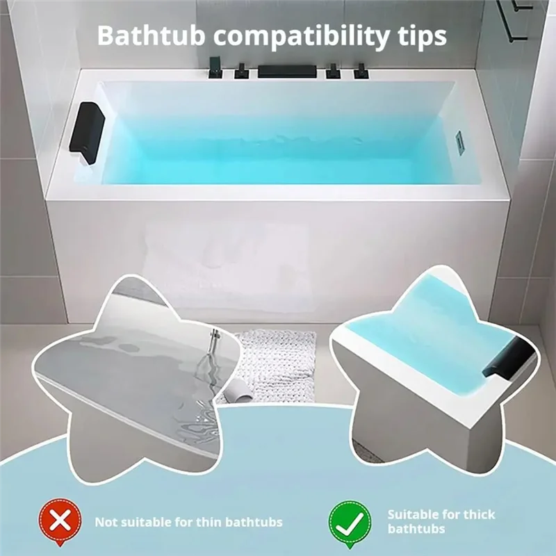 A45G-Bathroom Supplies Silicone Bathtub Toy Storage Rack With Suction Cups Splash Guard Organizer For Bathroom