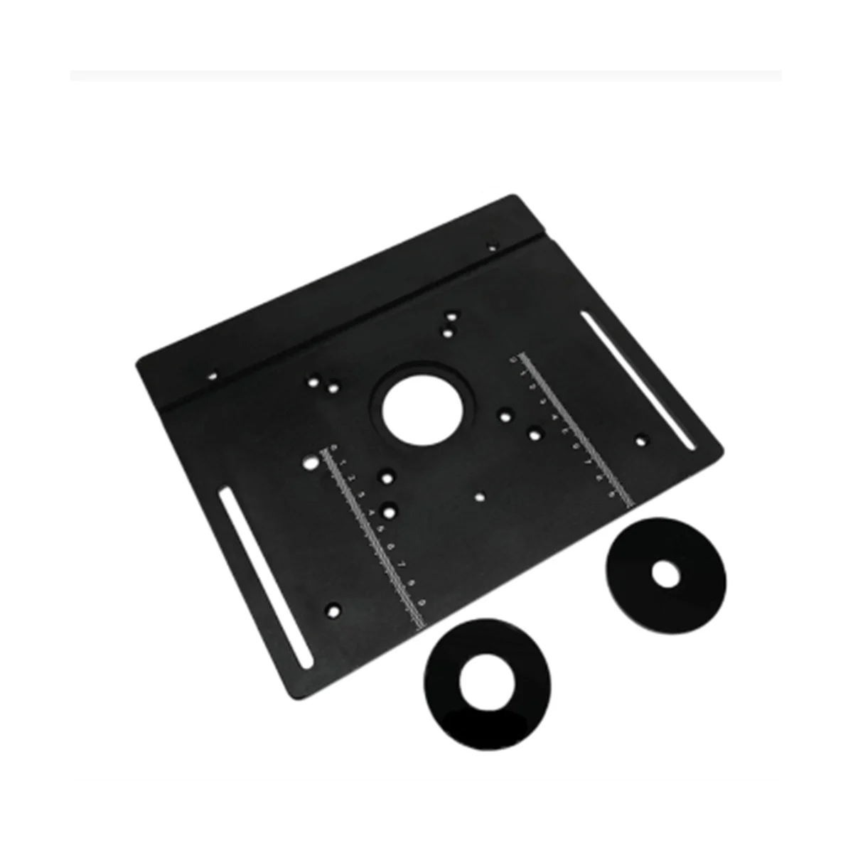 

Aluminum Alloy Router Table Insert Plate Wood Milling Flip Board Trimming Machine Engraving Auxiliary Tool