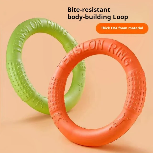 Pet Dog Toys Pet Flying Disk Training Ring Tpr Puller Anti-bite Floating Interactive Supplies Dog Toy Aggressive Chewing Dog Toy 6