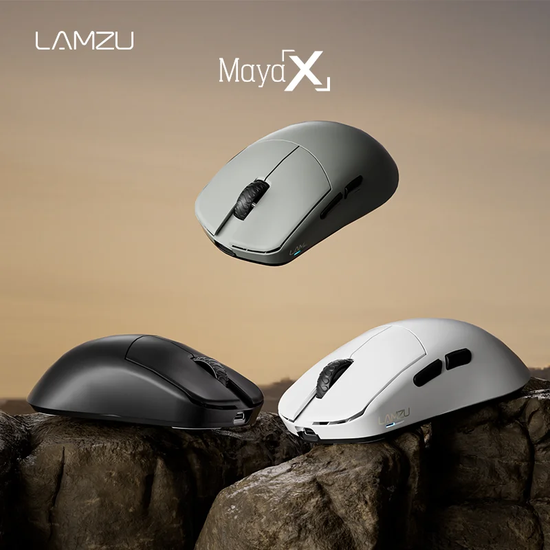 LAMZU MAYA X ゲーミングマウス (8K ドングル付属、Web LAMZU MAYA X ゲーミングマウス (8K ドングル付属、Web