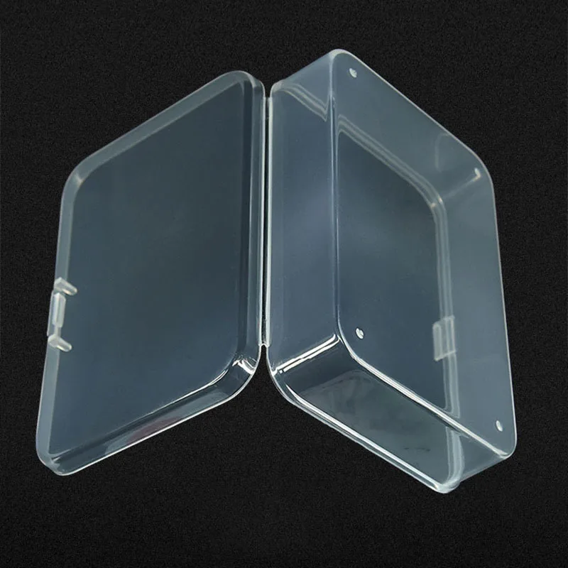 

Crafts Neads Organizer Clear Rectangle Case 5pcs Plastic Box Jewelry Packaging Receiving Container Transparent