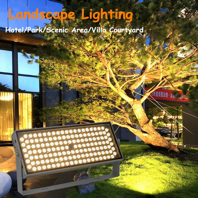 Courtyard Exterior Wall Projection Lamp Outdoor Waterproof Led Flood Light Super Bright Projection Light Garden Landscape Lights