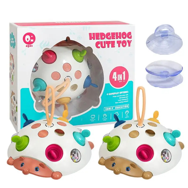 

Montessori Sensory Toys Hedgehog Kid's Toy For Fine Motor Preschool Learning Toy With Smooth Edges For 1-3 Year-Old Boys And