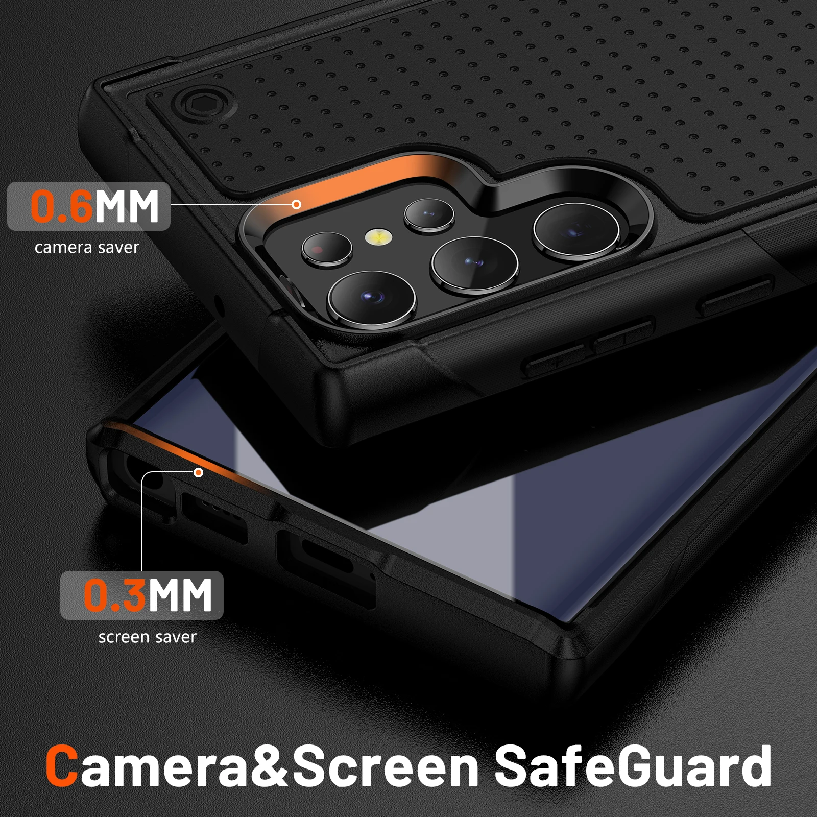 Shockproof Armor Hard Phone Case - Durable Protection Cover