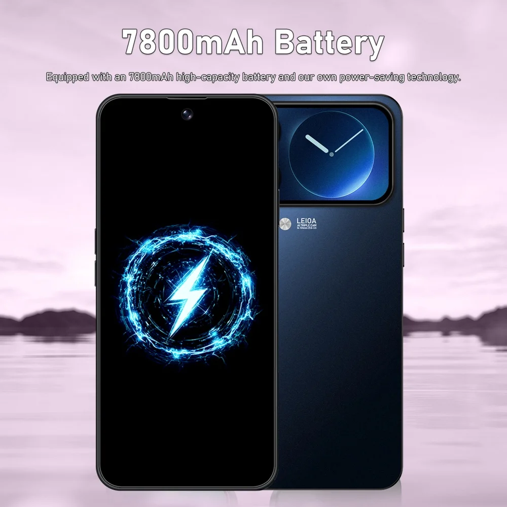 K-Touch M18 Pro Max 7.3 HD Mobile Phones 7800mAh Cell Phone 22GB+2TB Smartphone Android 15 Octa Core Unlocked 5G Dual SIM 16+48MP Camera Cellphones
