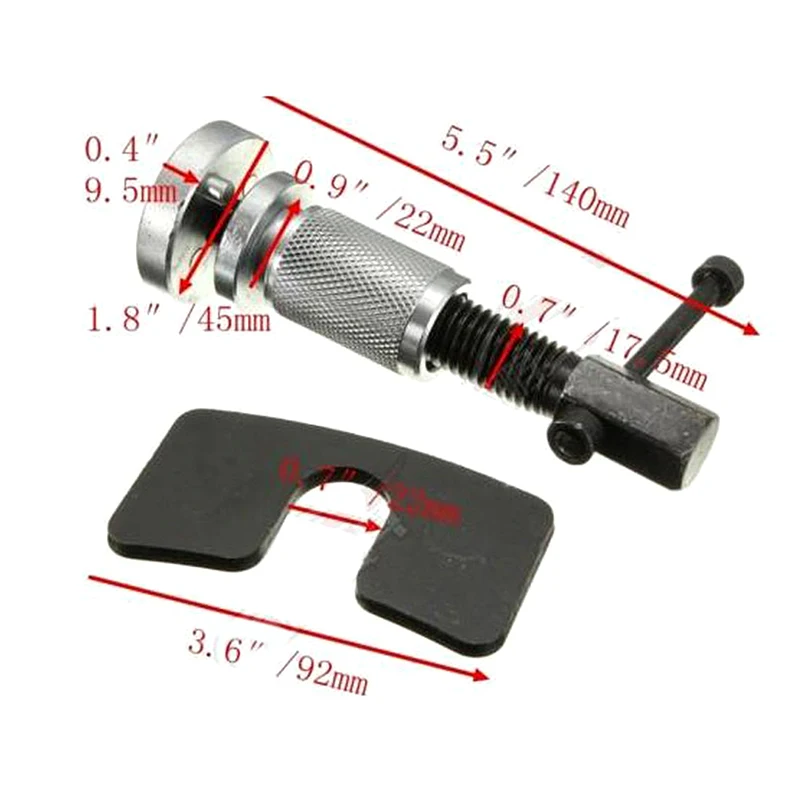 Auto-Scheibenbremspumpe, Bremssattel-Extraktor, Kompressor-Rücklauf-Set für das Ausbessern von automatischen Bremsen, praktisches Autozubehör – Detail 7