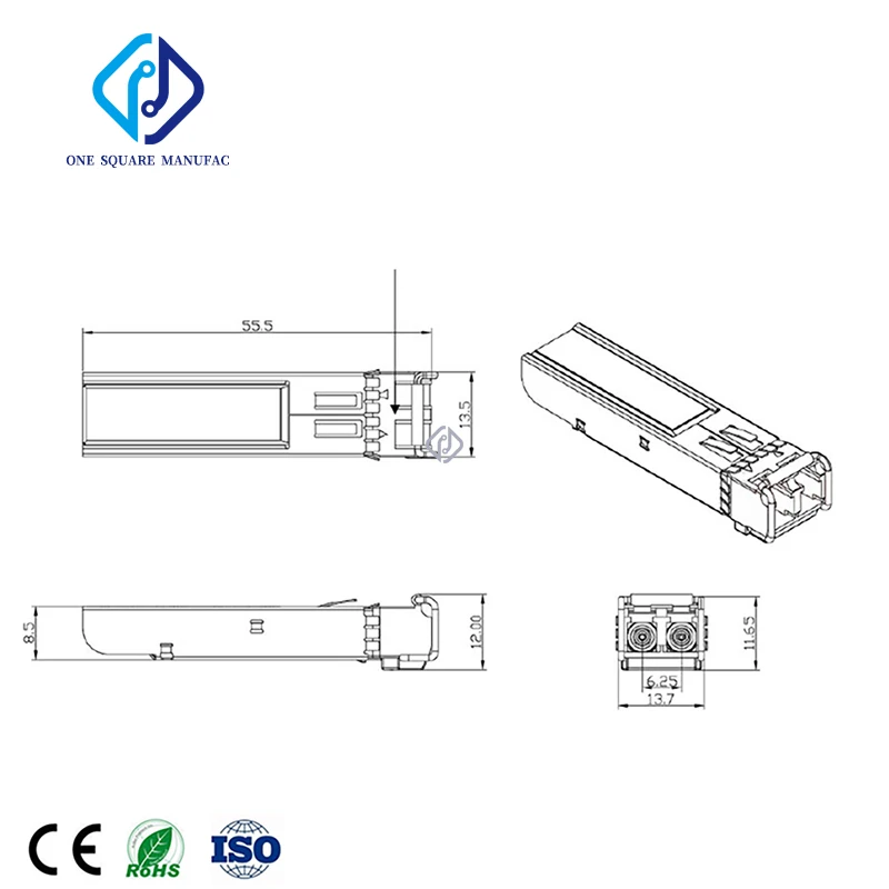 Original SFP-10G-SR-S= For CISCO 850NM 10G LC 0.3KM SFP+ Fiber Optical Module Transceiver