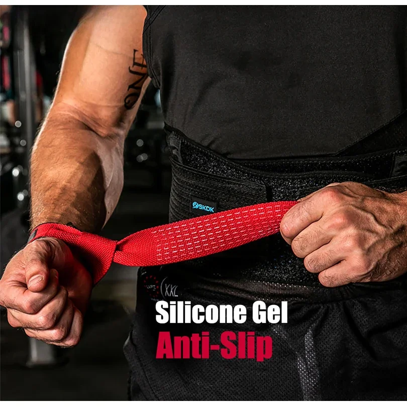 Weightlifting Wrist Support Straps For Gym Strength Training_voghion.com